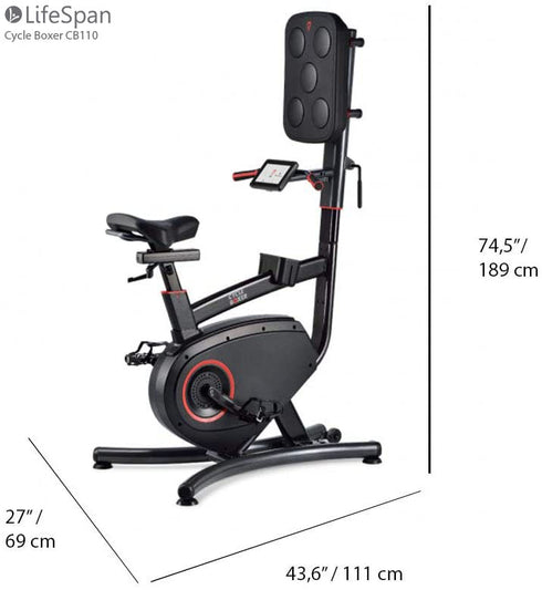 LifeSpan Hometrainer Box-Trainer CB110 Fitness Cycle Boxer LifeSpan