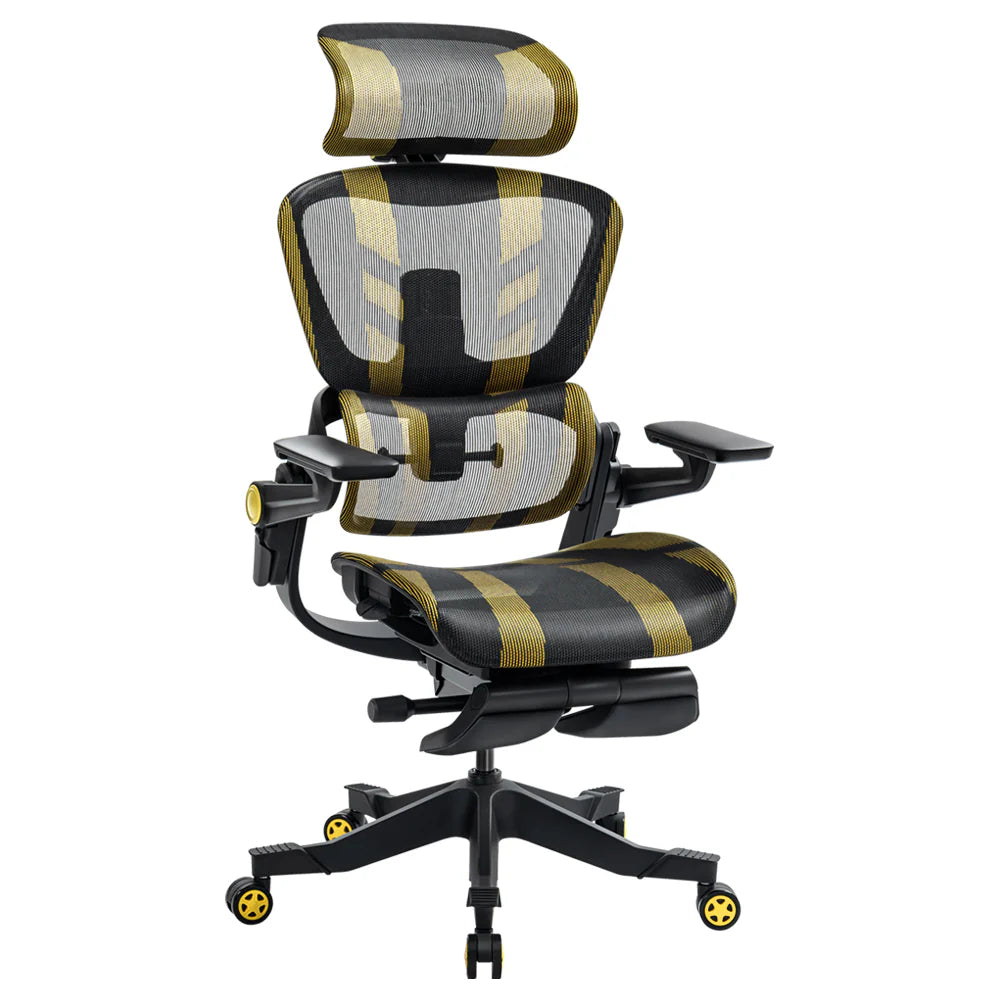 HINOMI H1 Pro Ergonomic Office Chair HINOMI Gaming Yellow V2 standard(for users 150cm to 178cm tall)