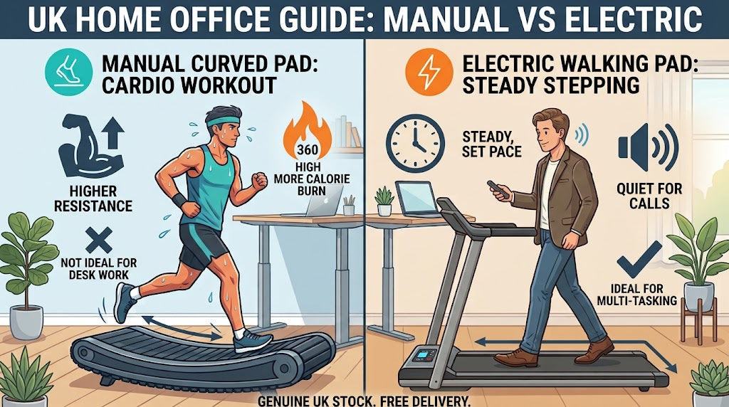 Manual vs Electric Walking Pad: Which Should You Choose?