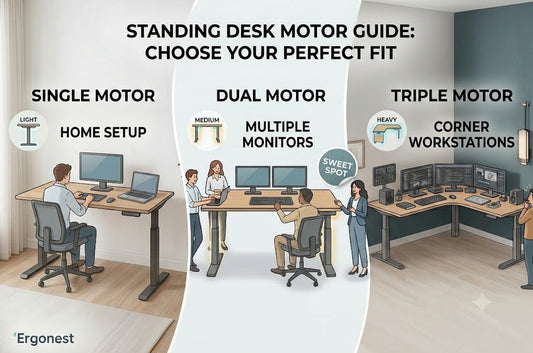 Single vs Dual vs Triple Motor Standing Desks: Which Do You Need?