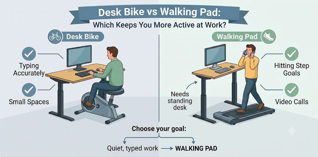 Desk Bike vs Walking Pad 