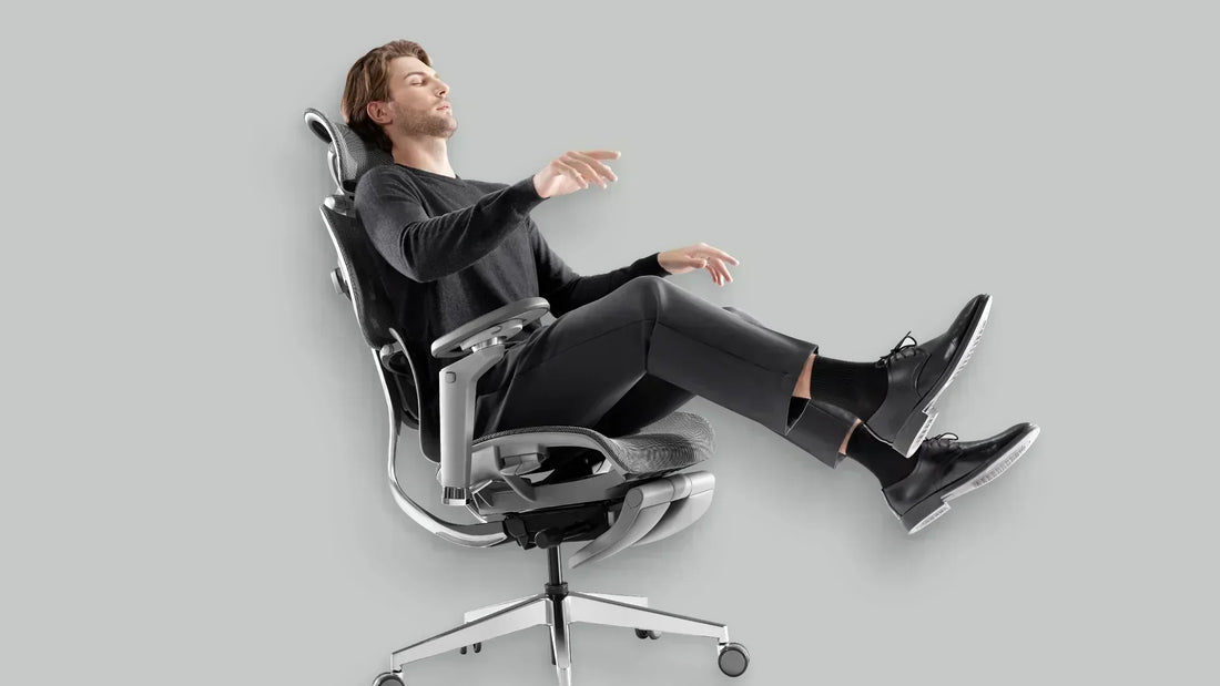 Man sat on an Ergonomic Chair