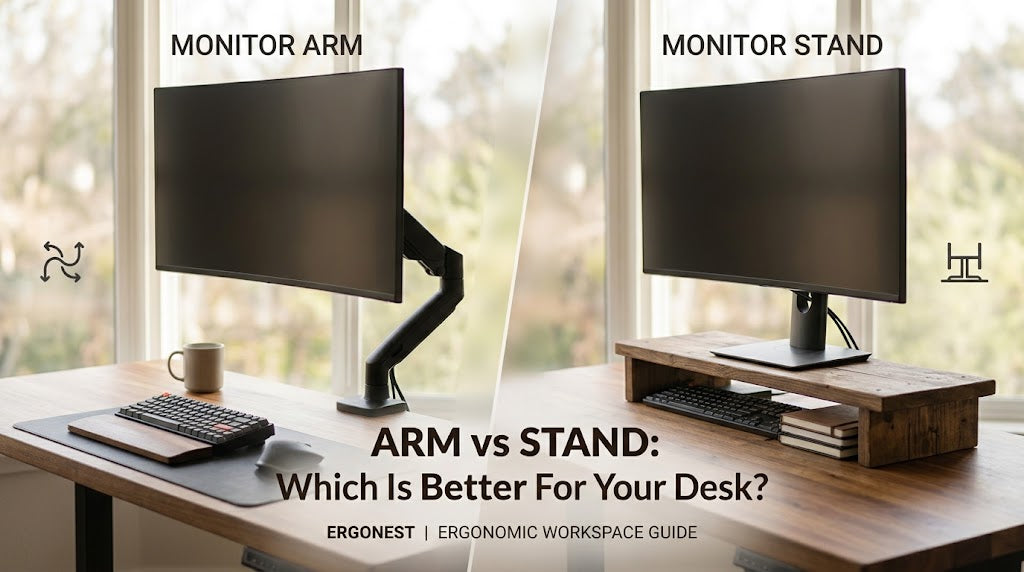 Monitor Arm vs Monitor Stand: Which Is Better for Your Desk?
