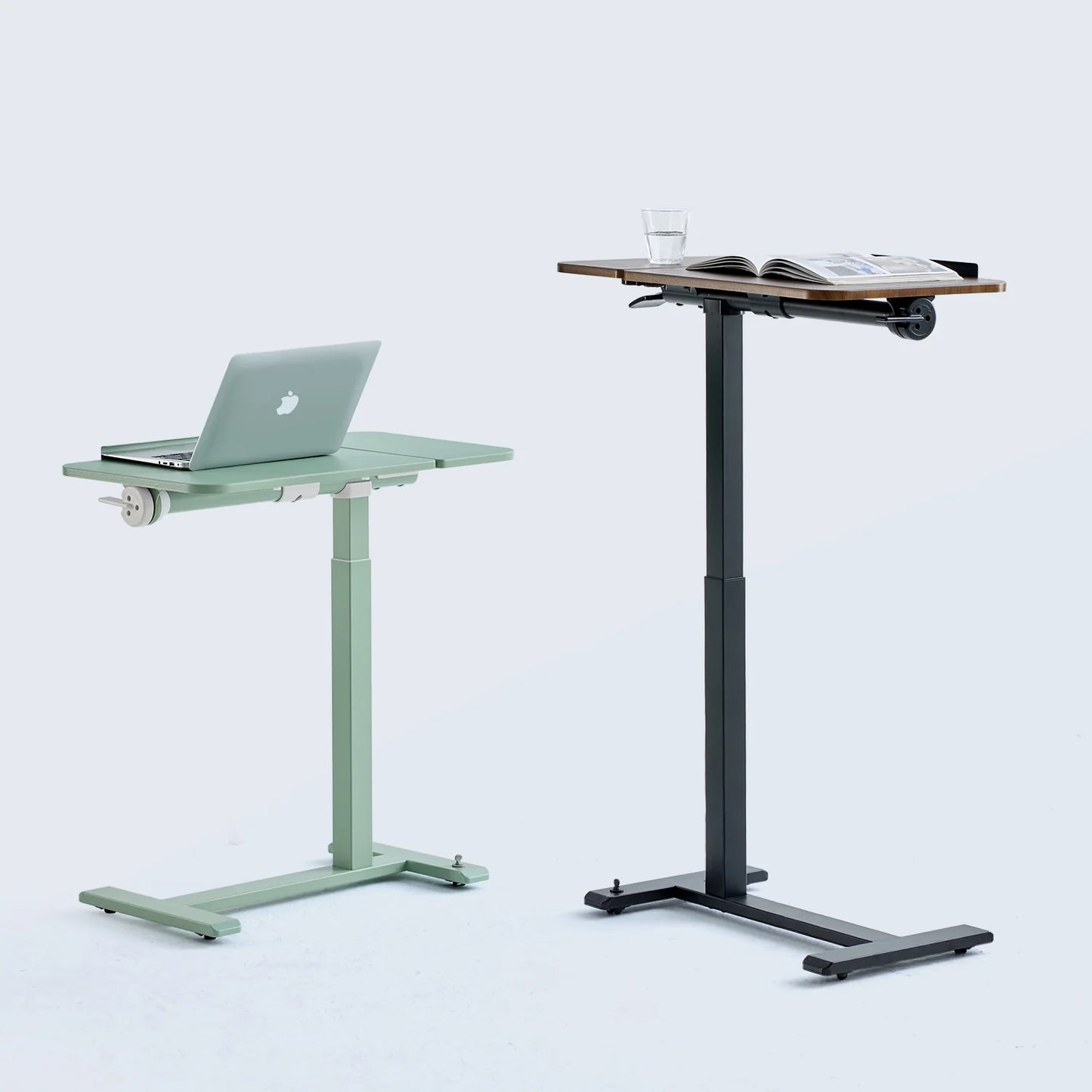 MUSSO AnyDesk D5 Flip-Top Adjustable Standing Desk with Wheels