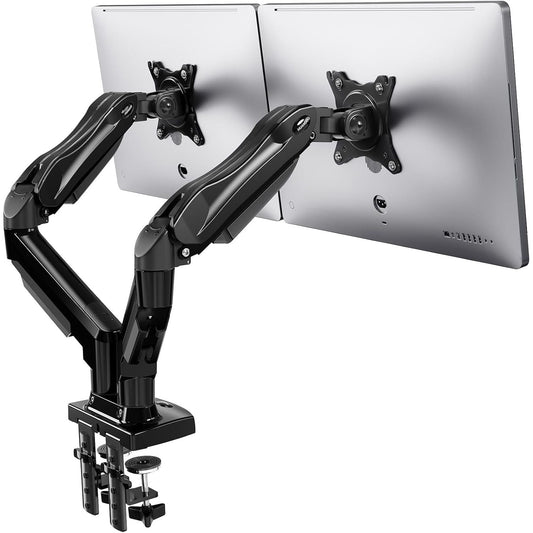 Dual monitor arm, desk mount, 13 to 32 inch