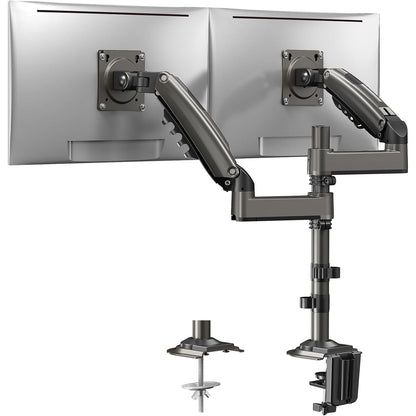 Ergonest Dual Monitor Arm – Tall Adjustable Desk Mount (13–32 in)