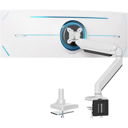 Ultrawide monitor arm, heavy-duty gas mount, 17 to 49 inch
