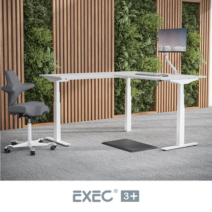 EXEC 3+ Triple Motor L-Shaped Height Adjustable Standing Desk