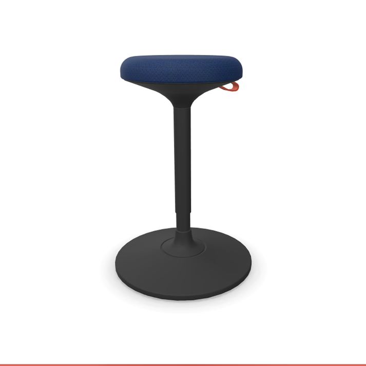 Cloonch Sit-Stand Stool FRISKA Blue Alba