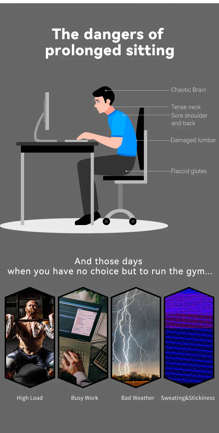 Ergonomic Motor Pedal Balance Board Footrest