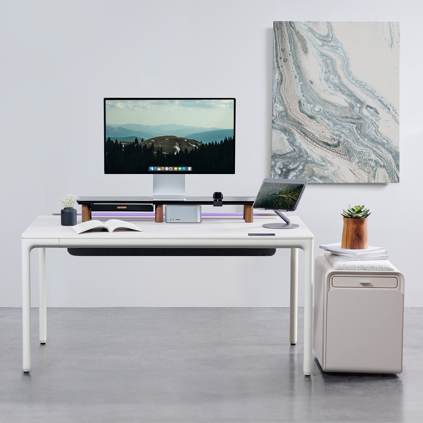 Beflo Tenon Cashmere White detail