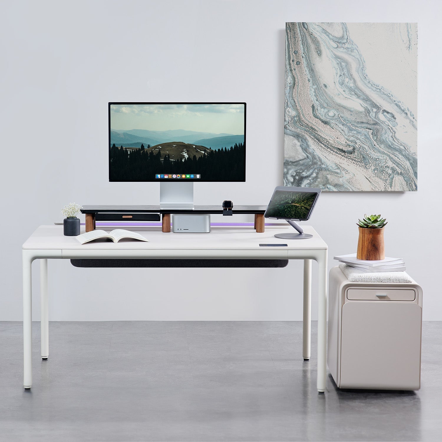 Beflo Tenon Cashmere White detail