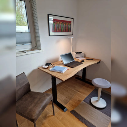 ErgoHide desk setup with accessories