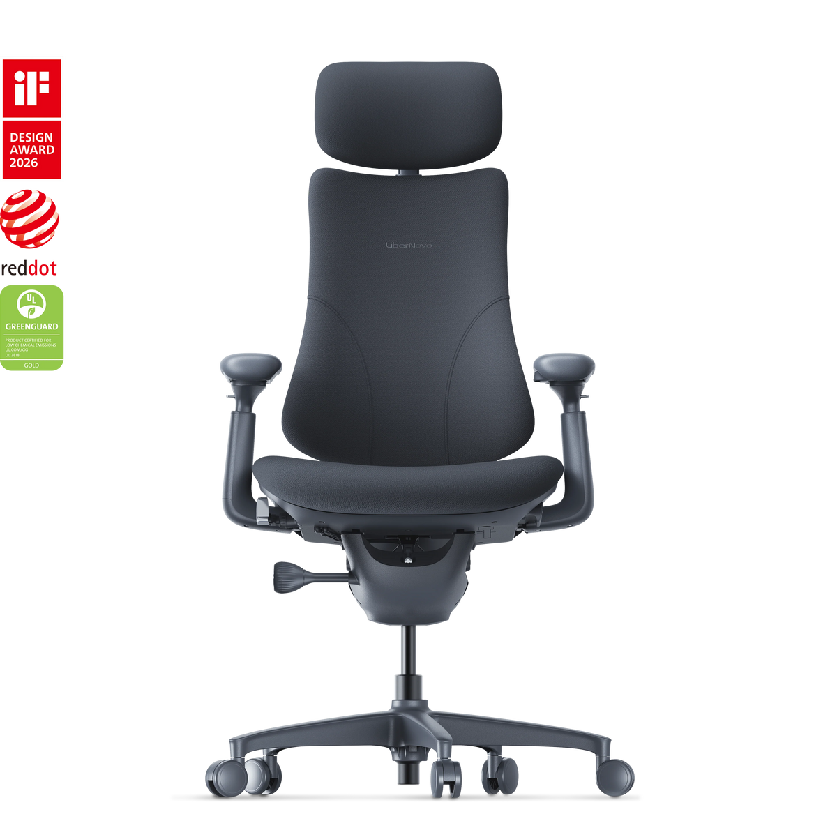 LiberNovo Omni Dynamic Ergonomic Chair – Electric Lumbar Support, SyncroLink Movement & 160° Recline