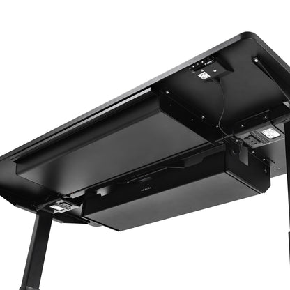 Hexcal Under-Desk Cable Management Tray – Industrial-Grade PDU Power Strip with 45° Tilt