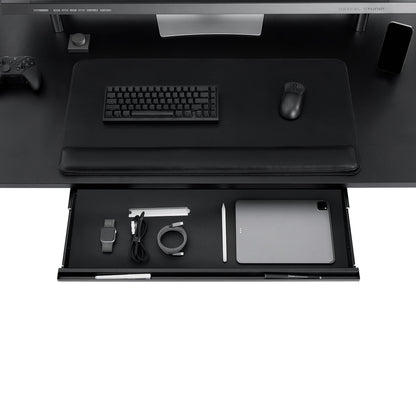 Hexcal Under-Desk Drawer – Ultra-Slim Steel Storage Drawer with Silent Glide for Standing Desks