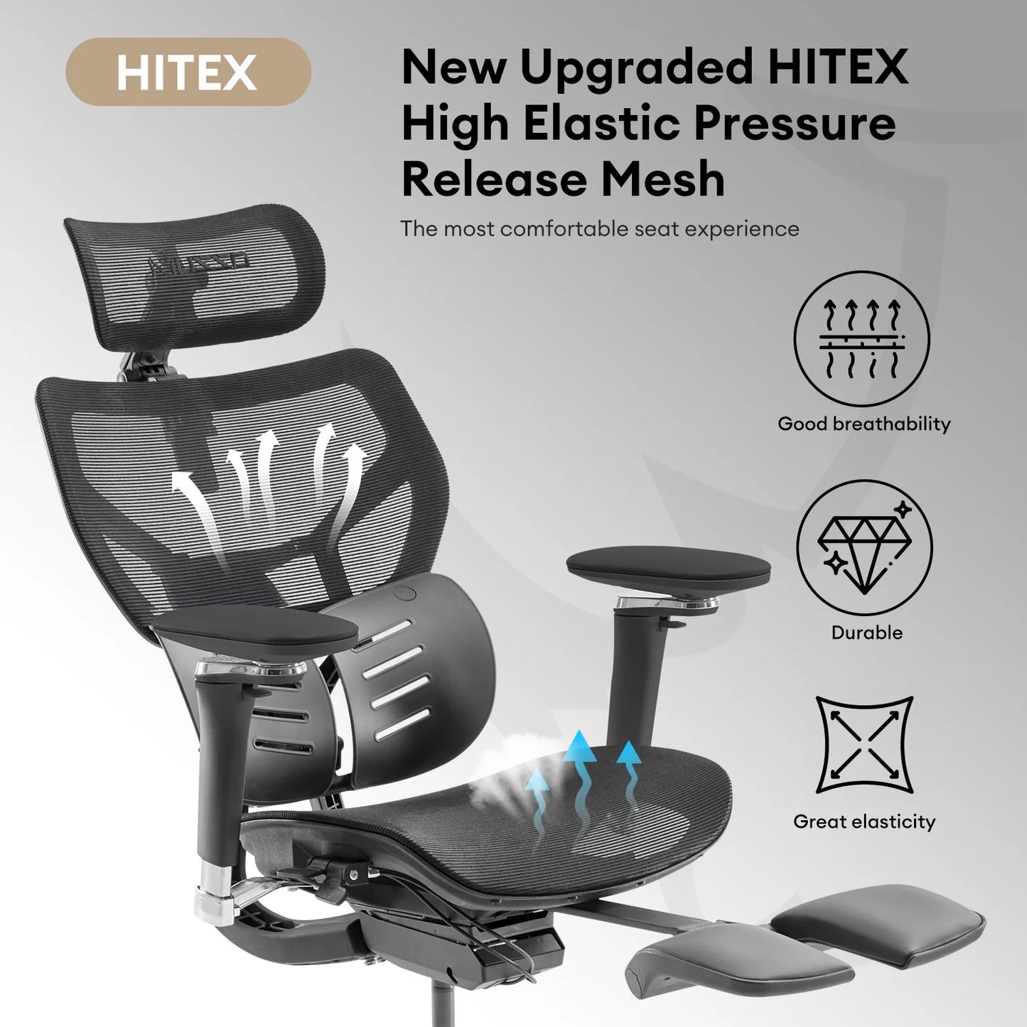 MUSSO X700 Ergonomic Office Chair with GlideTrack Technology