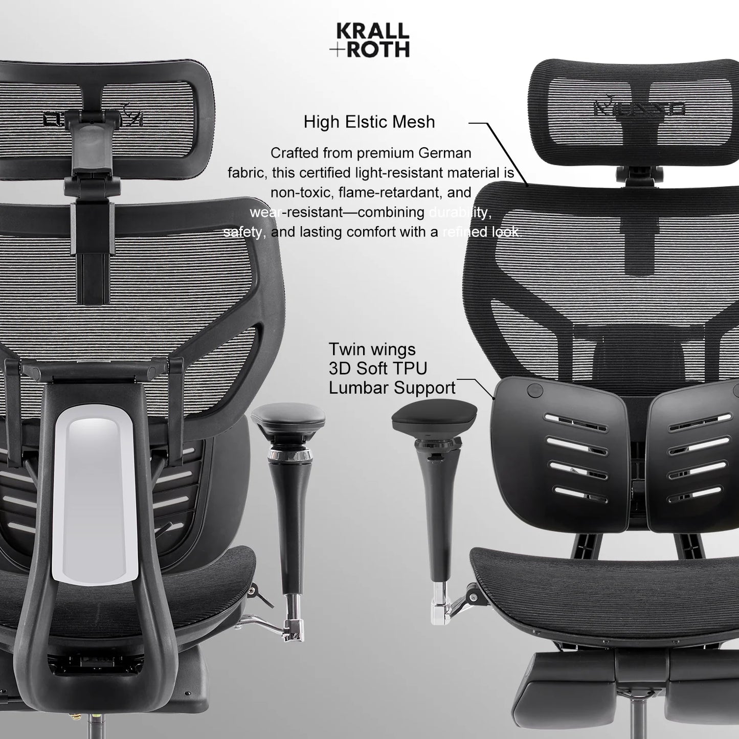 MUSSO X700 Ergonomic Office Chair with GlideTrack Technology