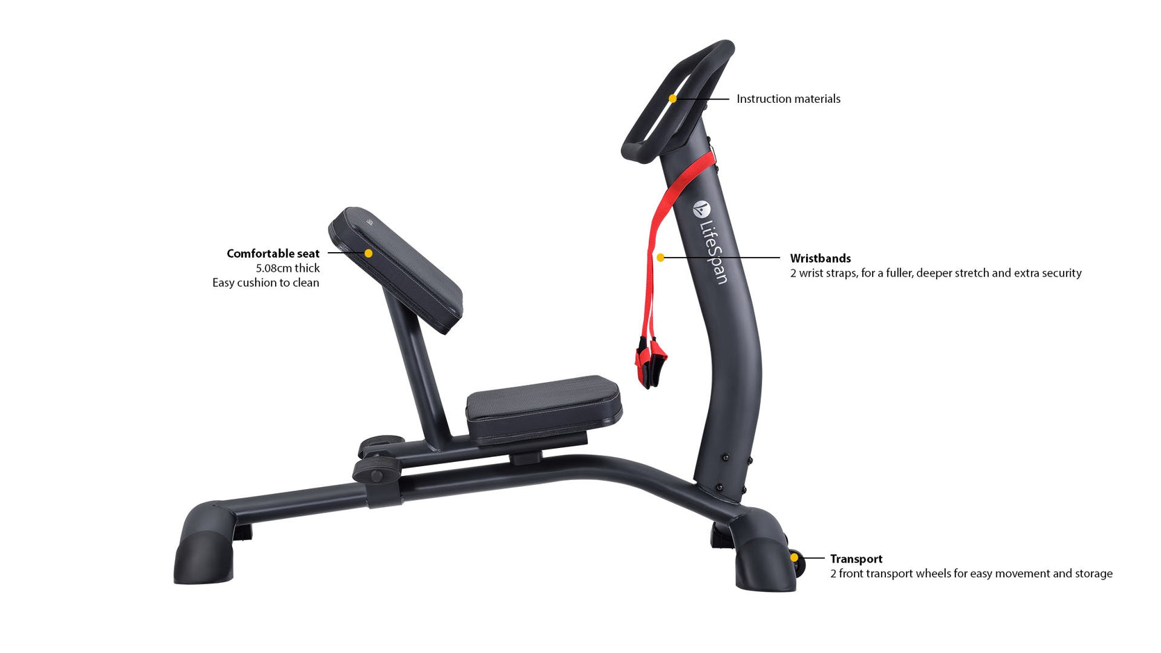 LifeSpan Fitness Pro Stretchmaster SP1000 Exercise Bench LifeSpan