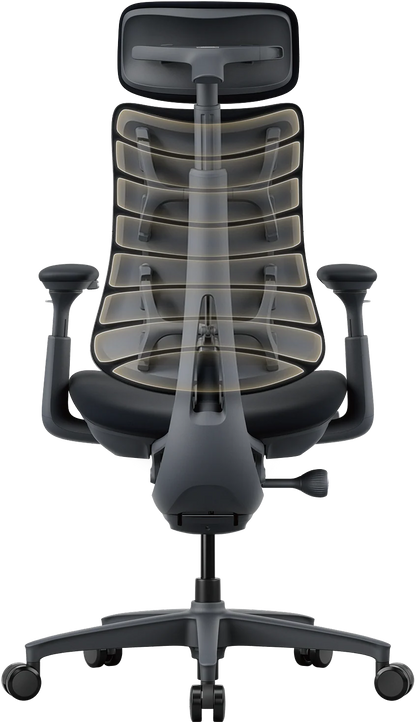 LiberNovo Omni Dynamic Ergonomic Chair – Electric Lumbar Support, SyncroLink Movement & 160° Recline