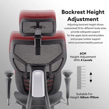 MUSSO X700 Ergonomic Office Chair with GlideTrack Technology
