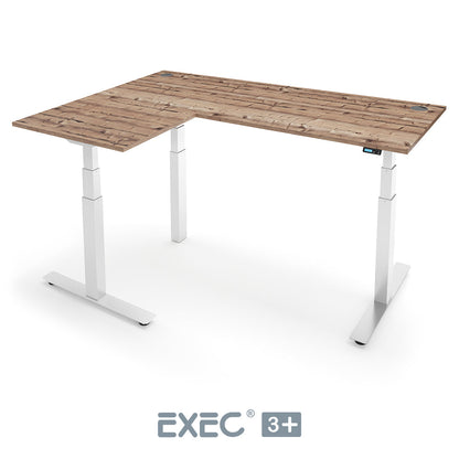 EXEC 3+ Triple Motor L-Shaped Height Adjustable Standing Desk
