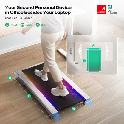 UREVO CyberPad Under-Desk Walking Pad for Office