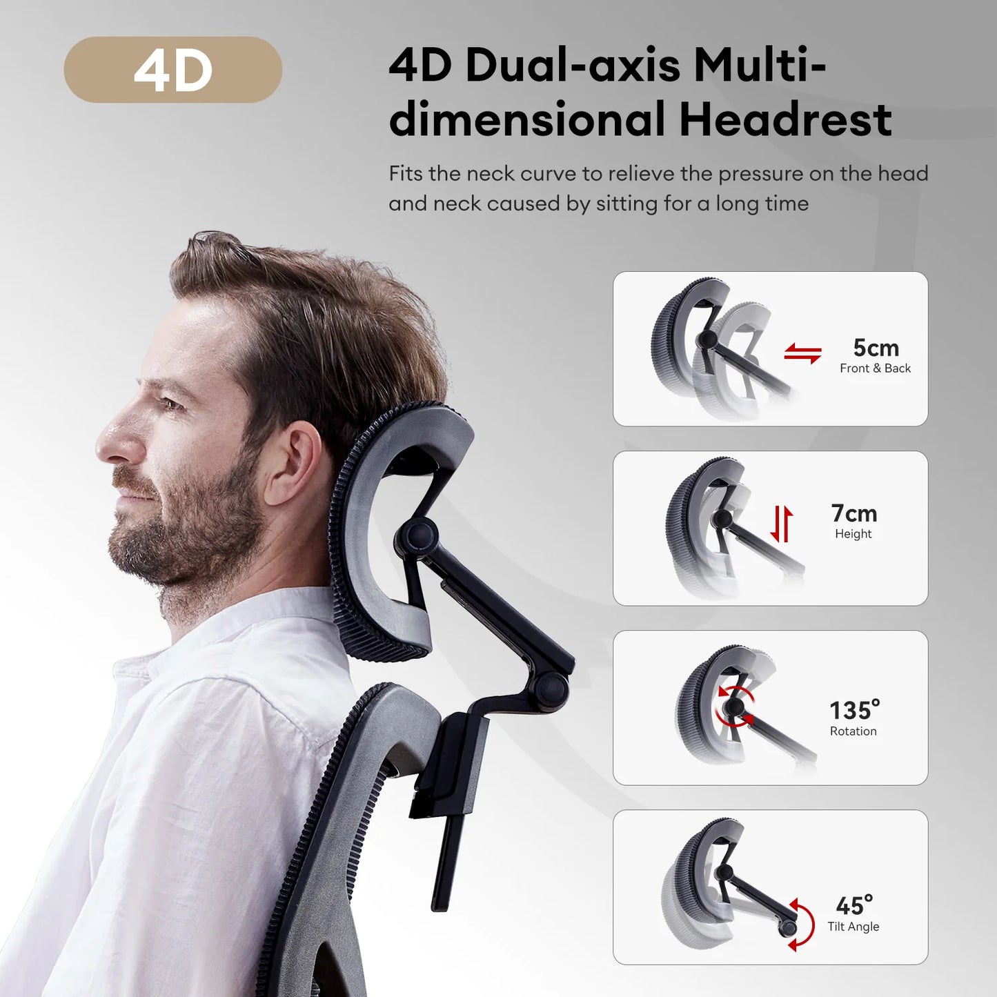 MUSSO X700 Ergonomic Office Chair with GlideTrack Technology