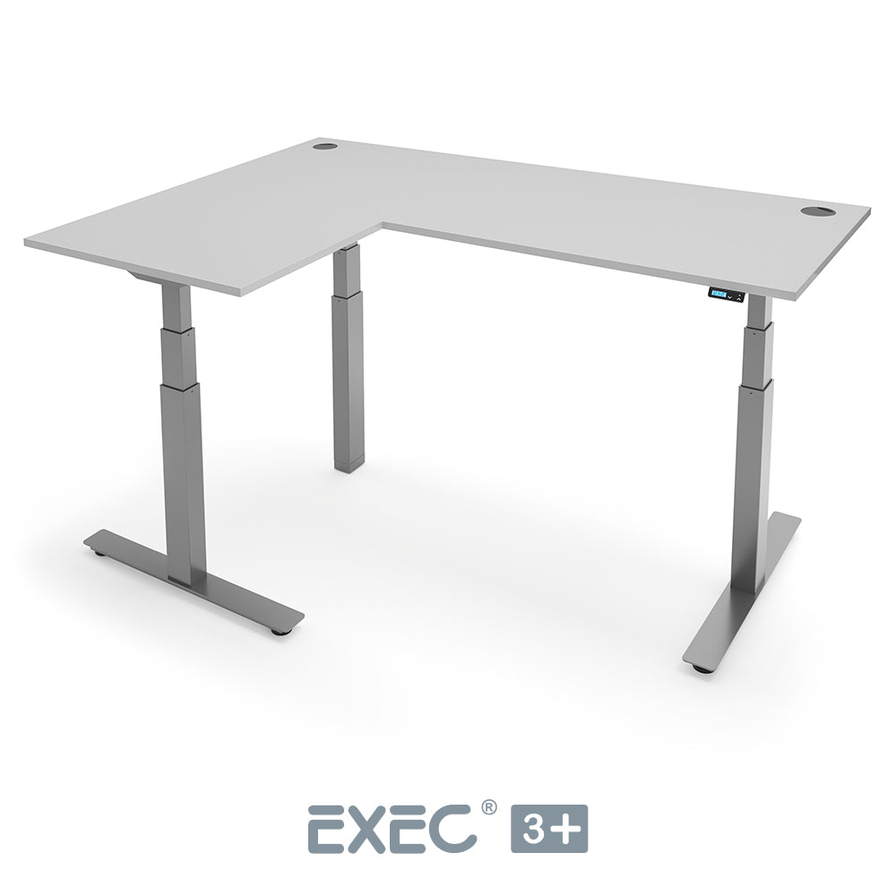 EXEC 3+ Triple Motor L-Shaped Height Adjustable Standing Desk