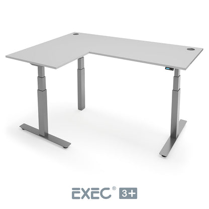 EXEC 3+ Triple Motor L-Shaped Height Adjustable Standing Desk