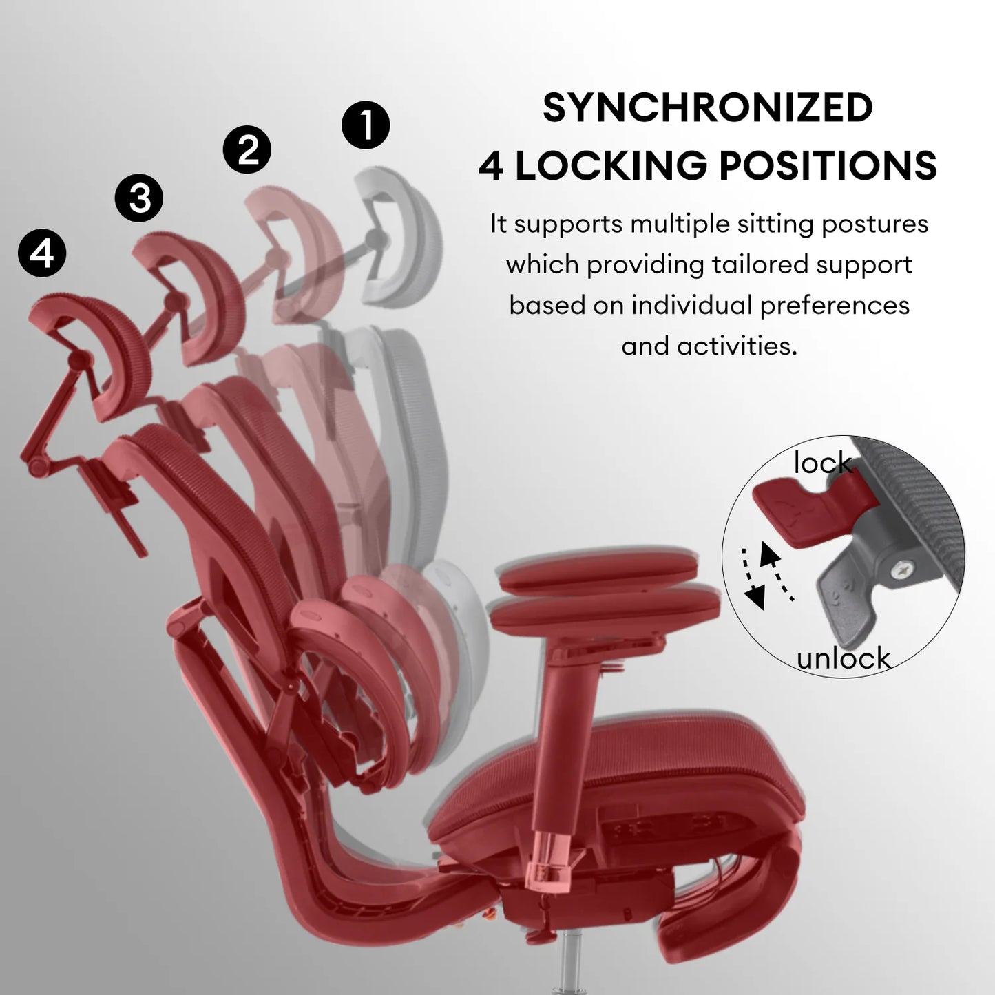 MUSSO X700 Ergonomic Office Chair with GlideTrack Technology