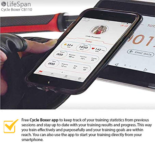 LifeSpan Hometrainer Box-Trainer CB110 Fitness Cycle Boxer LifeSpan