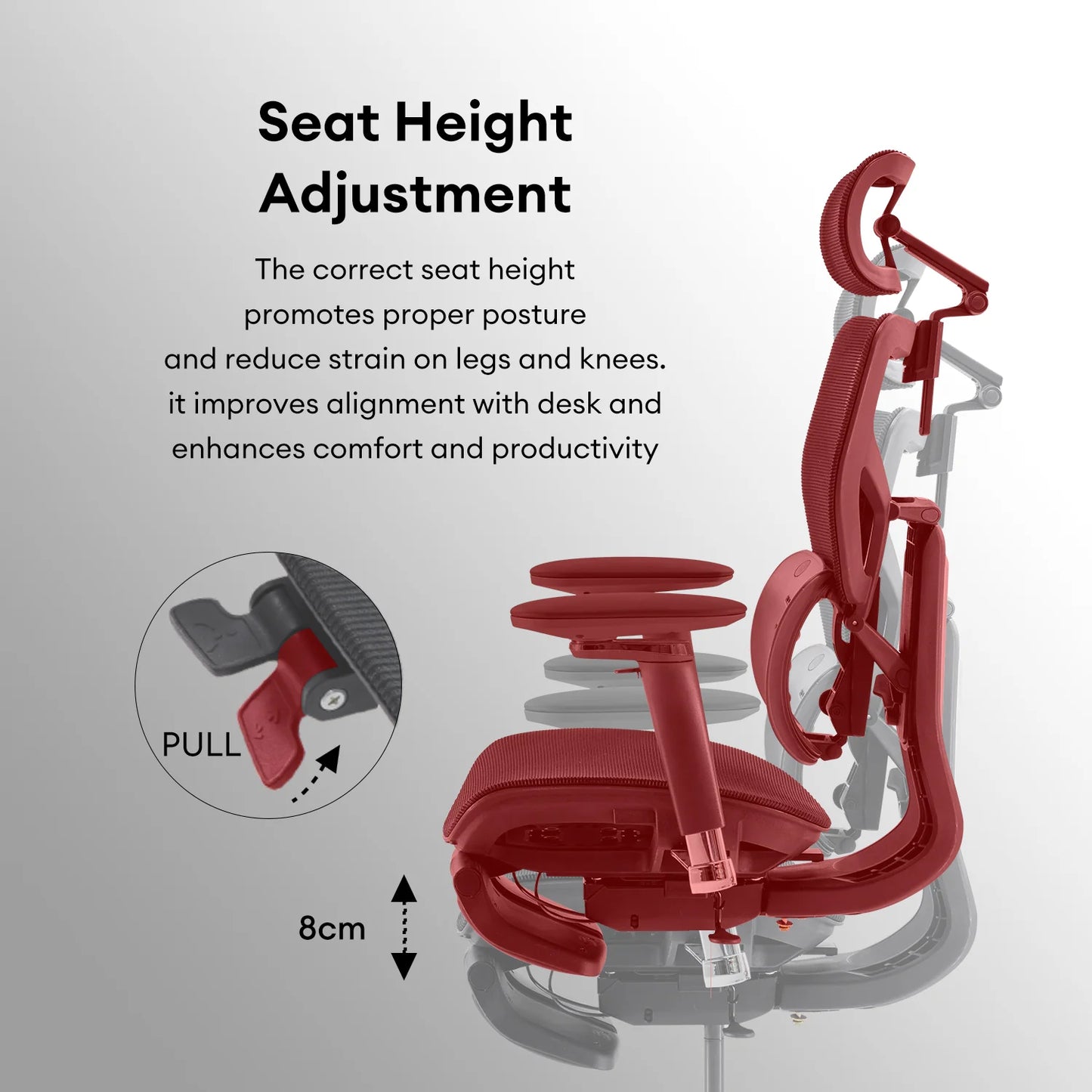 MUSSO X700 Ergonomic Office Chair with GlideTrack Technology