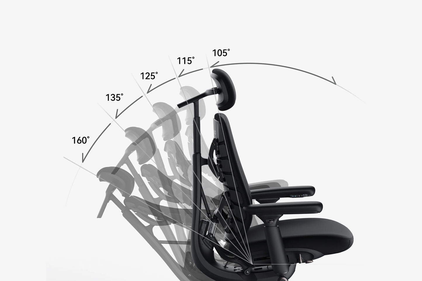 LiberNovo Maxis Ergonomic Chair – Big & Tall Office Chair up to 399 lbs with 160° Recline & Active AirFlow