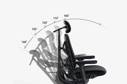 LiberNovo Maxis Ergonomic Chair – Big & Tall Office Chair up to 399 lbs with 160° Recline & Active AirFlow