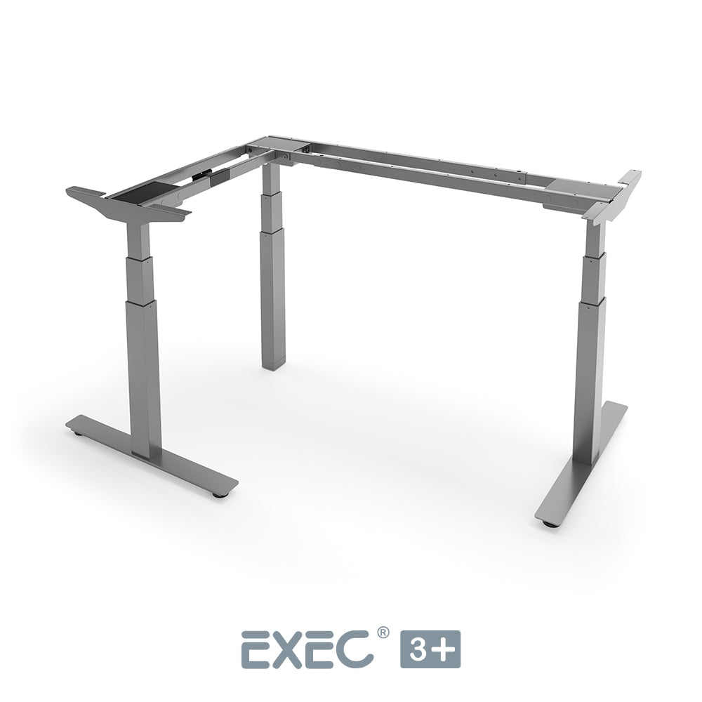 EXEC 3+ Triple Motor L-Shaped Height Adjustable Standing Desk