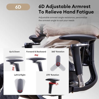 MUSSO X700 Ergonomic Office Chair with GlideTrack Technology