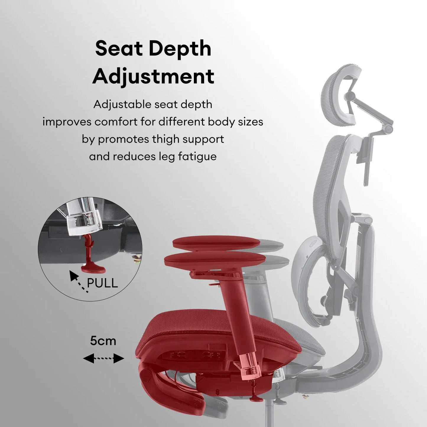MUSSO X700 Ergonomic Office Chair with GlideTrack Technology