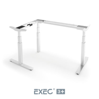 EXEC 3+ Triple Motor L-Shaped Height Adjustable Standing Desk