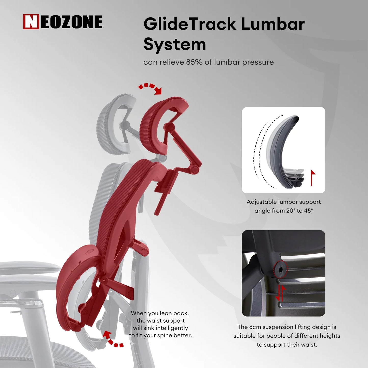 MUSSO X700 Ergonomic Office Chair with GlideTrack Technology