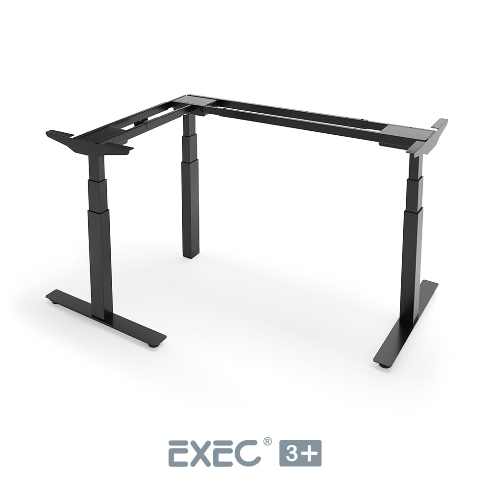 EXEC 3+ Triple Motor L-Shaped Height Adjustable Standing Desk