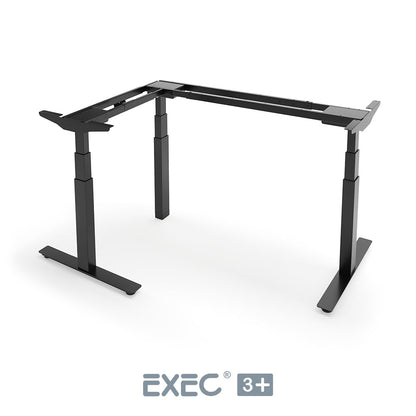 EXEC 3+ Triple Motor L-Shaped Height Adjustable Standing Desk