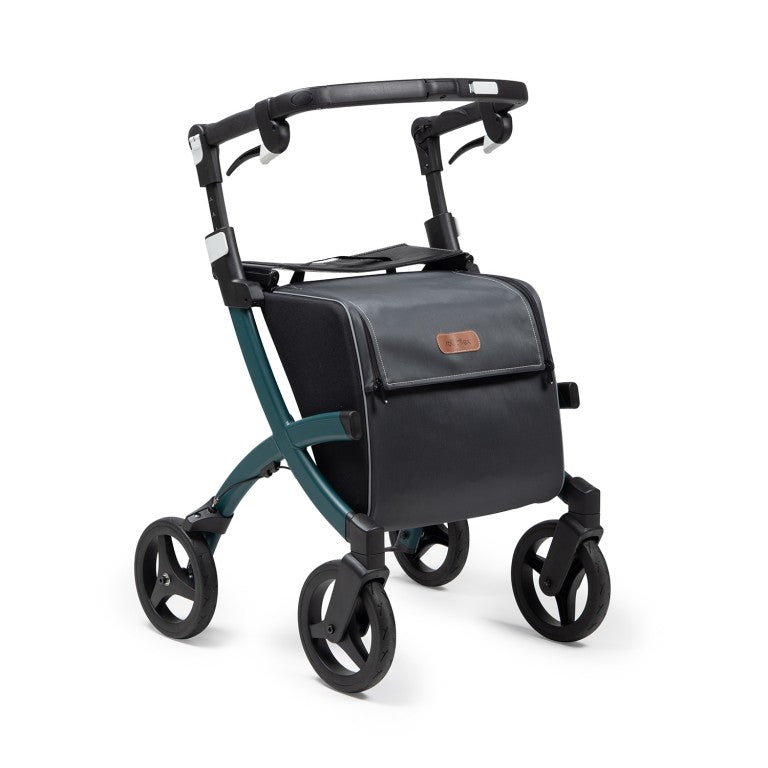 Rollz Flex: Lightweight Rollator with Shopping Bag Rollator Rollz Jungle Green