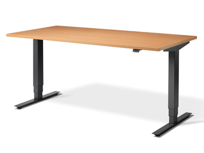 Stockholm Heavy-Duty Standing desk (with Bluetooth control) Desks FRISKA Beech Anthracite