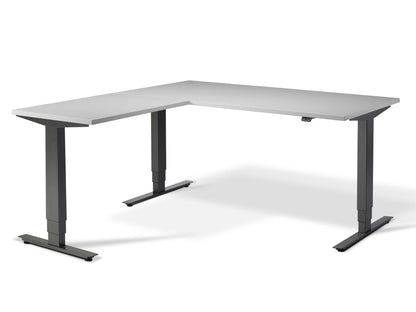 Stockholm Height Adjustable Corner Desk(With Bluetooth Control)