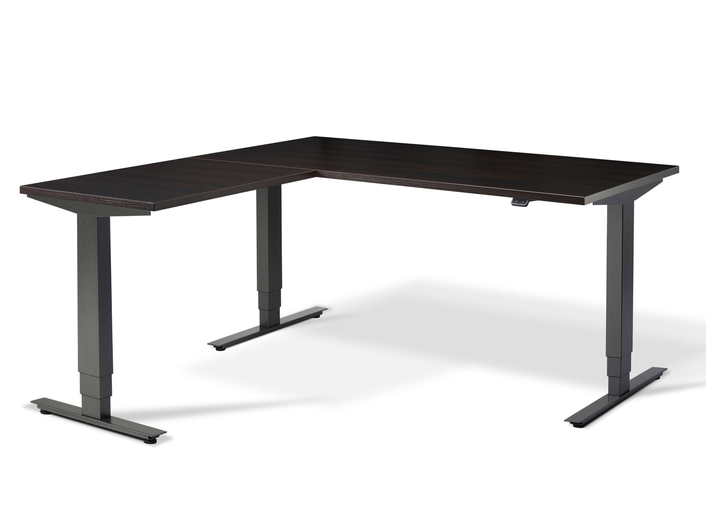 Stockholm Height Adjustable Corner Desk(With Bluetooth Control)