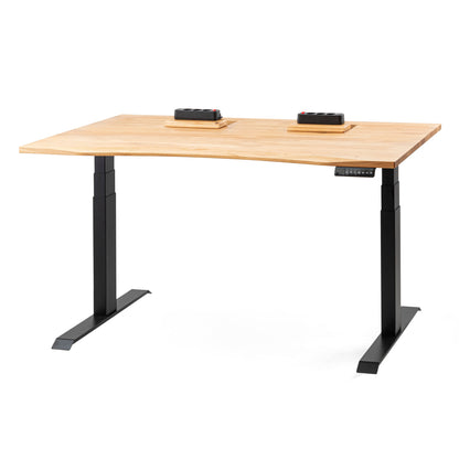 ErgoHide Standing Desk with Cable Space – oak hero