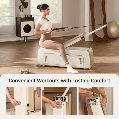 King Smith Fitness B2 Tone Up Weight Bench – Pilates, Cable Training, Dumbbell & Strength Board | All-in-One Home Gym