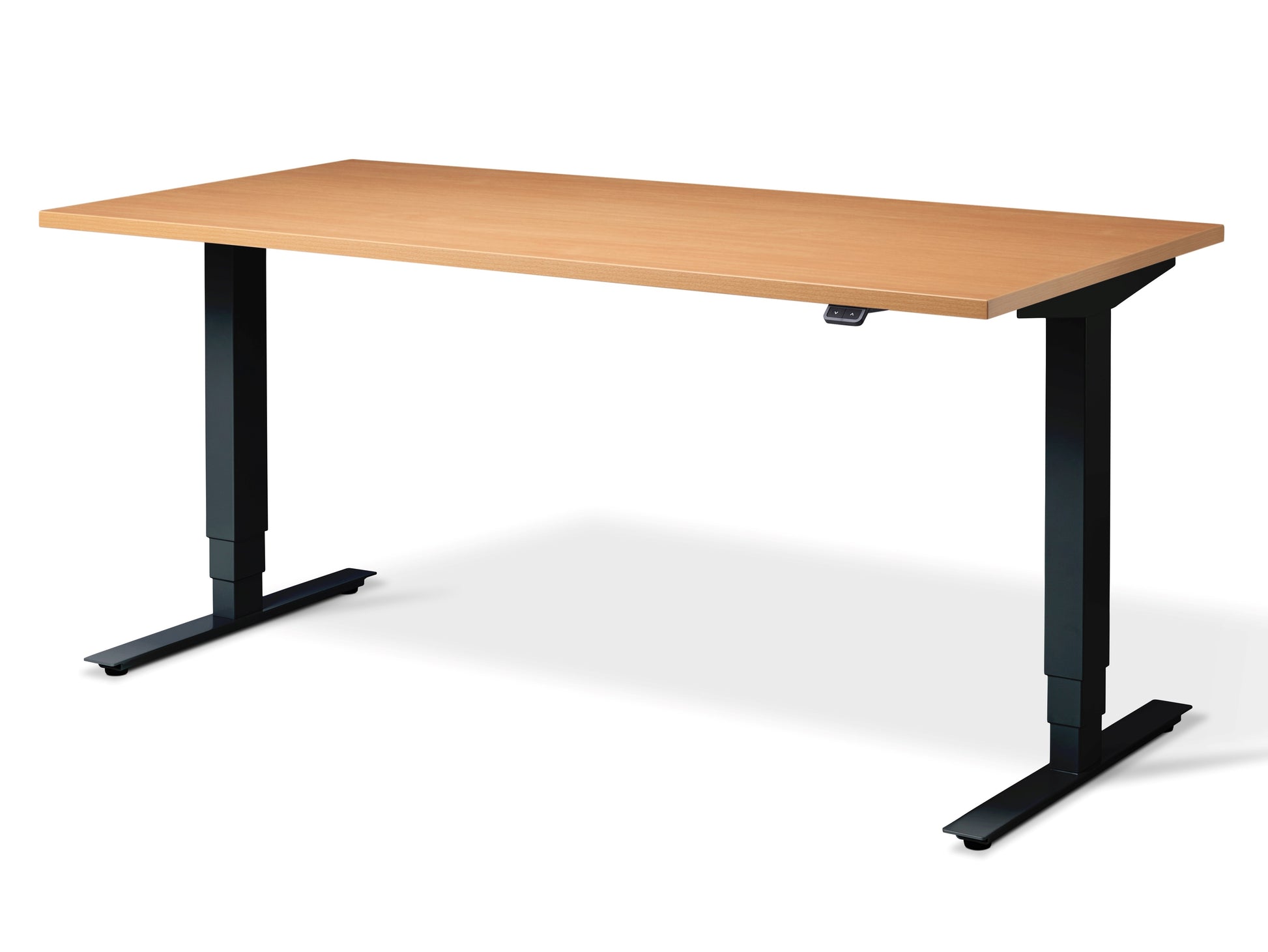 Stockholm Heavy-Duty Standing desk (with Bluetooth control) Desks FRISKA Beech Black