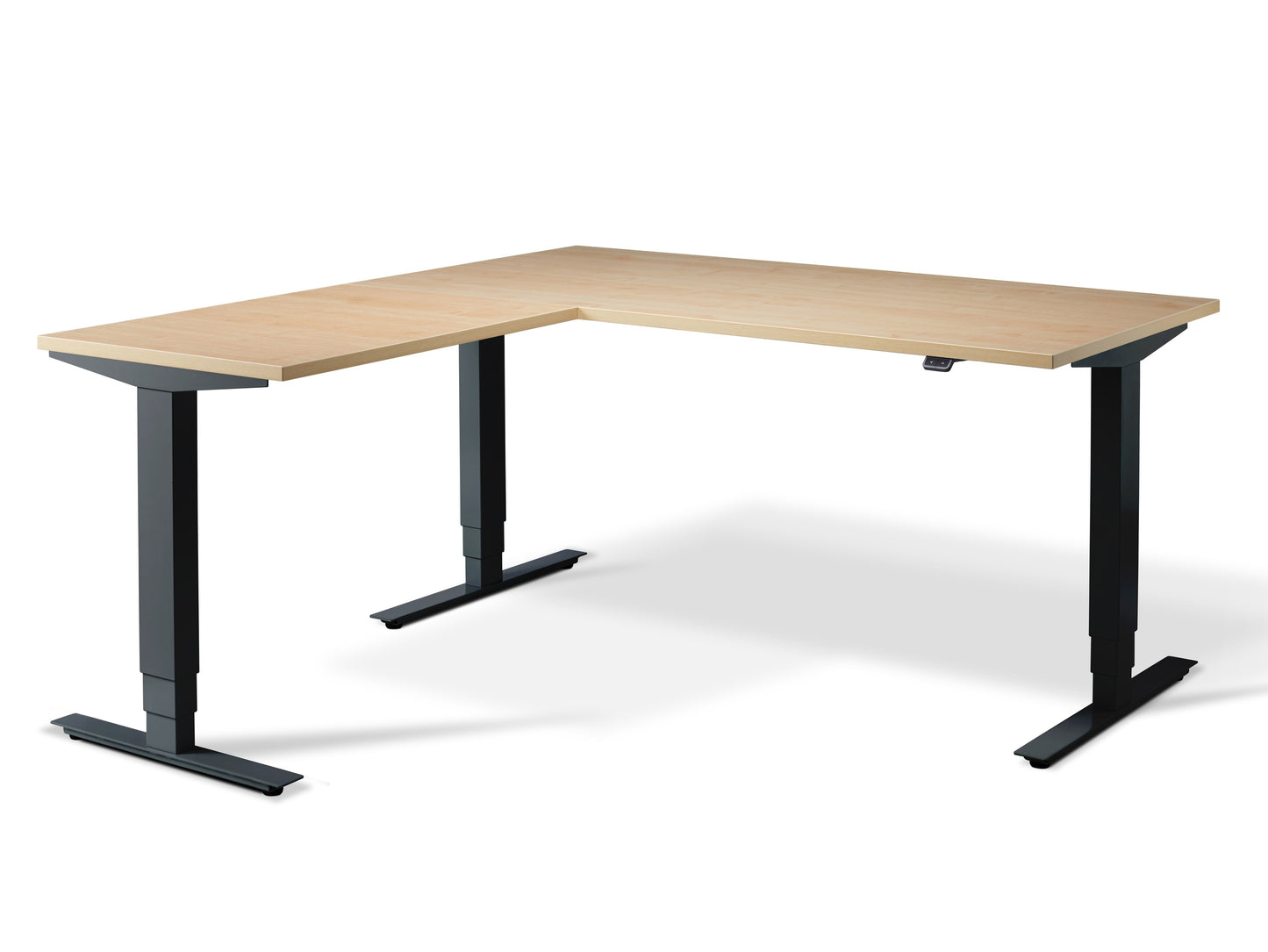 Stockholm Height Adjustable Corner Desk(With Bluetooth Control)